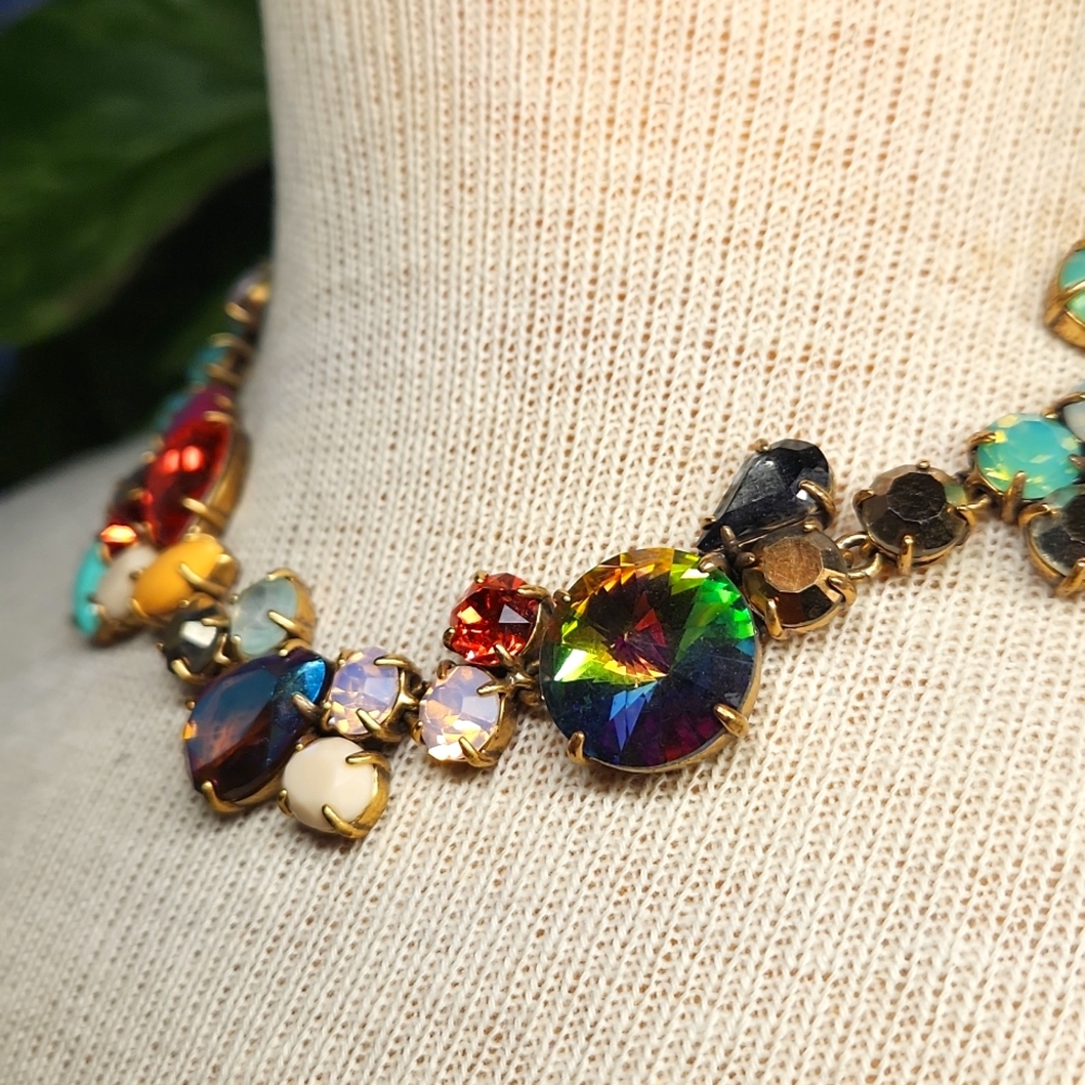 J. Crew Multi-Colored Mindy Statement Necklace - image 5